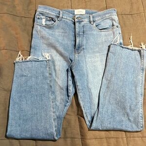 Frame Le Sylvia Crop High rise jeans